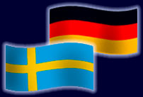 Flaggen Schweden, Deutschland